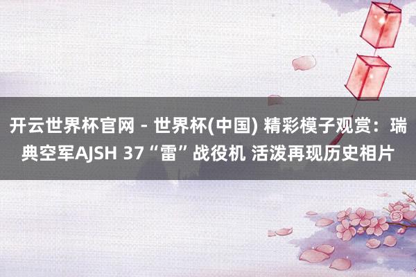开云世界杯官网 - 世界杯(中国) 精彩模子观赏：瑞典空军AJSH 37“雷”战役机 活泼再现历史相片